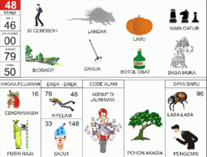 Erek Erek 48 Dalam Buku Mimpi 2D Bergambar Lengkap